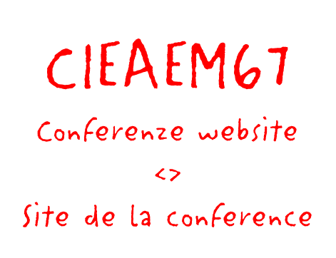 Per andare al sito CIEAEM67